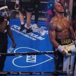 Anthony Yarde celebrates after stopping Dec Spelman at York Hall on Saturday Photo Credit: Round ‘N’ Bout Media / Queensberry Promotions