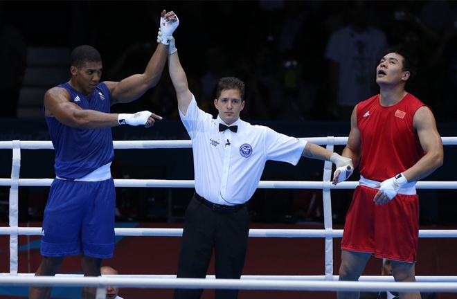 Zhang was beaten by Anthony Joshua at the 2012 Olympics Photo Credit: PA