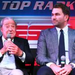 Top Rank CEO Bob Arum and Matchroom boss Eddie Hearn have TV deals with ESPN and DAZN respectively Photo Credit: Boxing Scene