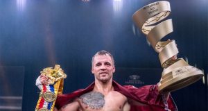 Mairis Briedis won the World Boxing Super Series, claiming the IBF belt, Ring Magazine title and Ali Trophy Photo Credit: WBSS