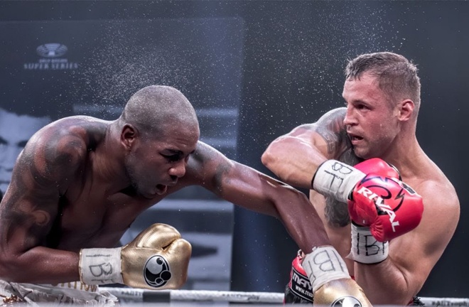 Briedis controlled large spells against Dorticos in Munich Photo Credit: WBSS