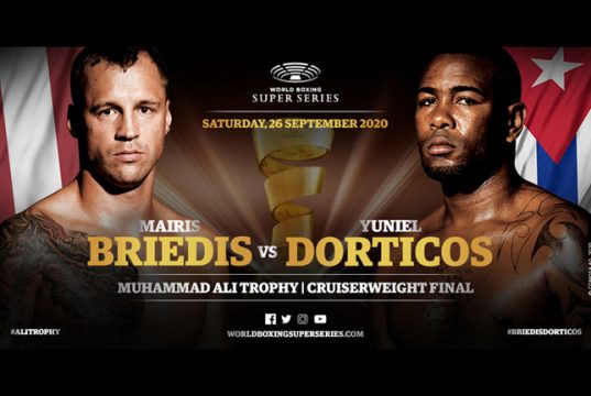Mairis Briedis will face Yuniel Dorticos in the WBSS Cruiserweight final in Munich on September 26 Photo Credit: WBSS