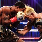 John Riel Casemiro powered past Duke Micah in a successful WBO Bantamweight world title defence Photo Credit: Amanda Westcott / Showtime