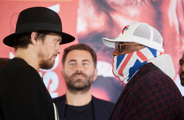 Derek Chisora has warned Oleksandr Usyk ahead of their October 31 showdown Photo Credit: Mark Robinson/Matchroom Boxing