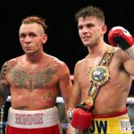 Ronnie Clark was defeated by Martin J Ward in a British title fight. Photo Credit: The Sun