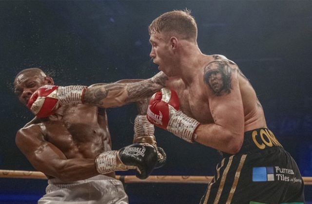 Liam Conroy saw off Andre Sterling to reach the last four Photo Credit: Scott Rawsthorne / MTK Global