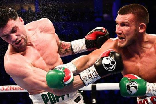 Heffron came up short against Liam Williams. Photo Credit: BBC