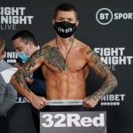 Charlie Edward made weight ahead of his Bantamweight debut against Kyle Williams Photo Credit: Queensberry Promotions