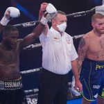 Ekow Essuman secured a dominant win over Cedrick Peynaud to become IBF European Welterweight champion Photo Credit: Round ‘N’ Bout Media / Queensberry Promotions