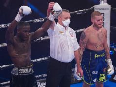Ekow Essuman secured a dominant win over Cedrick Peynaud to become IBF European Welterweight champion Photo Credit: Round 'N' Bout Media / Queensberry Promotions