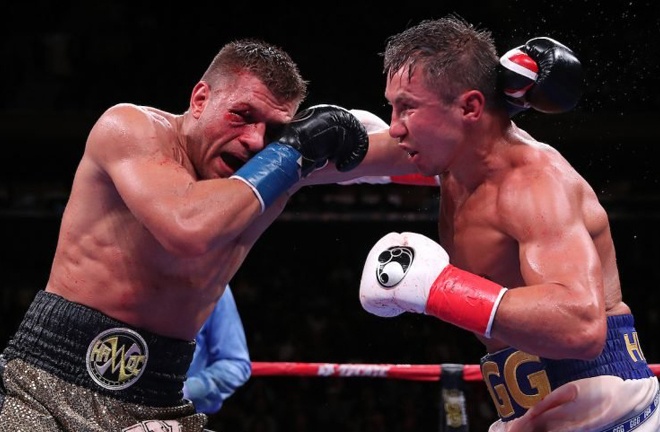 Derevyanchenko pushed Gennady Golovkin to the limit in October 2019 Photo Credit: Ed Mulholland/Matchroom Boxing USA