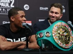 Devin Haney is set to defend his WBC Lightweight title against either Gary Russell Jr or Yuriorkis Gamboa in November, Eddie Hearn has confirmed Photo Credit: Matchroom Boxing