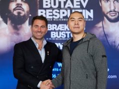 Zhang Zhilei has signed a promotional deal with Eddie Hearn and Matchroom Boxing Photo Credit: Mark Robinson / Matchroom Boxing