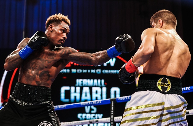 Charlo used his reach to good effect Photo Credit: Amanda Westcott / Showtime