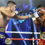 Joet Gonzalez bounced back from defeat to Shakur Stevenson with victory over former three-time world title challenger Miguel Marriaga Photo Credit: Mikey Williams / Top Rank