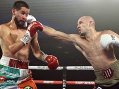 Two-weight world champion Jose Pedraza dominated Javier Molina on route to a points win in Las Vegas Photo Credit: Mikey Williams / Top Rank