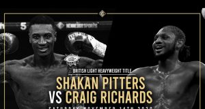 Shakan Pitters will defend his British title against Craig Richards on November 14 Photo Credit: Hennessy Sports