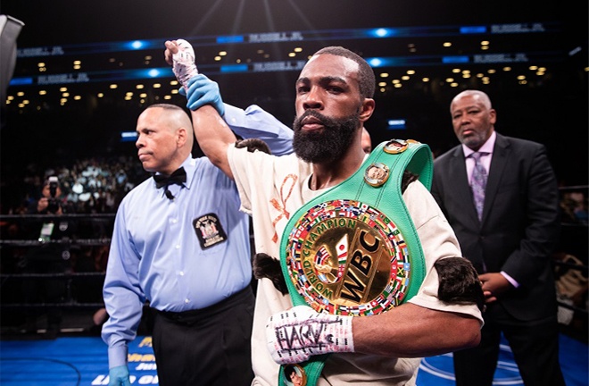 Russell Jr claims there has been no official word from Haney's promoter Matchroom and network DAZN in the terms of the fight Photo Credit: Amanda Westcott