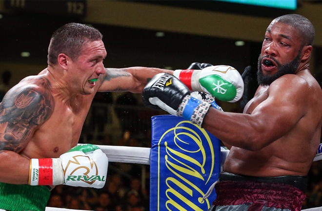 Usyk halted Chazz Witherspoon in seven rounds on his Heavyweight bow last October Photo Credit: Ed Mulholland/Matchroom Boxing USA