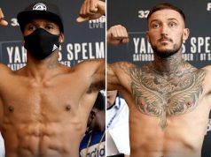 Anthony Yarde and Dec Spelman weighed in ahead of their clash on Saturday night Photo Credit: Queensberry Promotions