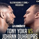 Tony Yoka clashes with Johann Duhaupas in Paris on Friday