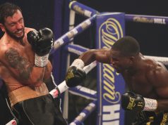 Joshua Buatsi produced an explosive finish to halt Marko Calic in seven rounds on Sunday Photo Credit: Mark Robinson / Matchroom Boxing