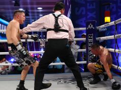 Juan Francisco Estrada defended his WBC Super Flyweight title with an eleventh round knockout of Carlos Cuadras in a fight that could be a contender for fight of the year.