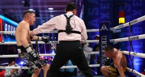 Juan Francisco Estrada defended his WBC Super Flyweight title with an eleventh round knockout of Carlos Cuadras in a fight that could be a contender for fight of the year.