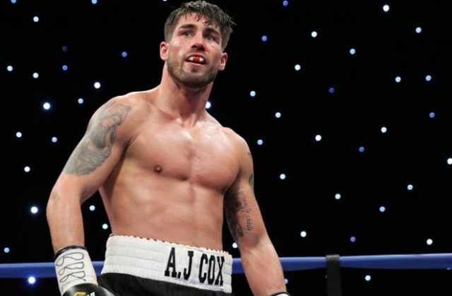 Cox under the bright lights. Photo Credit: South Wales Argus