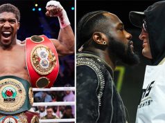 Anthony Joshua says Deontay Wilder may has a "master plan" for Tyson Fury Photo Credit: Mark Robinson/Matchroom Boxing / Mikey Williams/Top Rank