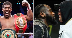 Anthony Joshua says Deontay Wilder may has a "master plan" for Tyson Fury Photo Credit: Mark Robinson/Matchroom Boxing / Mikey Williams/Top Rank