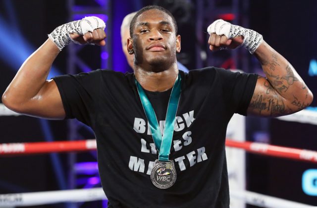 Fast rising heavyweight talent Jared Anderson makes his fourth appearance in the Top Rank Bubble on Saturday Photo Credit: Mikey Williams/Top Rank Fast rising heavyweight talent Jared Anderson makes his fourth appearance in the Top Rank Bubble on Saturday Photo Credit: Mikey Williams/Top Rank