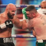 Alen Babic picked up his fifth straight knockout win against Niall Kennedy Photo Credit: Mark Robinson / Matchroom Boxing