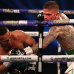 Kane Baker revived his career with a win over Meshech Speare Photo Credit: Mark Robinson/Matchroom Boxing