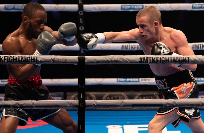 Former world champion Paul Butler overcame Ryan Walker by decision Photo Credit: Scott Rawsthorne / MTK Global