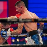 Mark Chamberlain showed further promise with a dominant display against Shaun Cooper Photo Credit: Round ‘N’ Bout Media / Queensberry Promotions