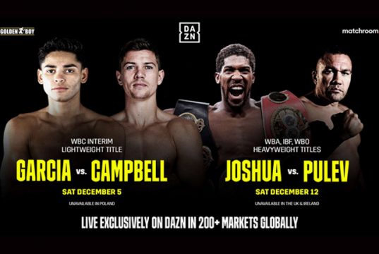 DAZN will launch on December 1 in the UK and across 200 countries globally