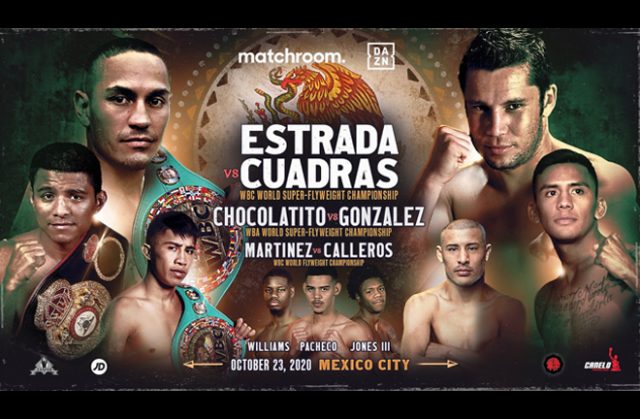 Juan Estrada defends his WBC Super Flyweight crown on a world title triple header Photo Credit: Matchroom Boxing