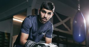 Former British Bantamweight champion Kash Farooq faces Martin Tecuapetla Photo Credit: Mark Robinson/Matchroom Boxing