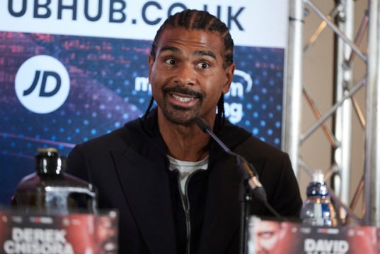 David Haye does not believe Oleksandr Usyk will have the power to stop Derek Chisora on Saturday Photo Credit: Mark Robinson/Matchroom Boxing