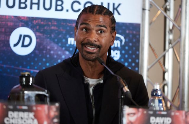 David Haye does not believe Oleksandr Usyk will have the power to stop Derek Chisora on Saturday Photo Credit: Mark Robinson/Matchroom Boxing David Haye does not believe Oleksandr Usyk will have the power to stop Derek Chisora on Saturday Photo Credit: Mark Robinson/Matchroom Boxing