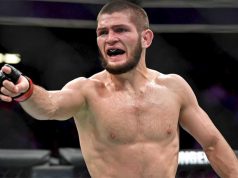 Khabib Nurmagomedov has called for a clash between Oleksandr Uysk and Tyson Fury Photo Credit: www.essentiallysports.com