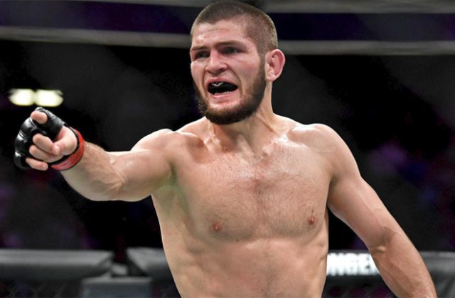 Khabib Nurmagomedov has called for a clash between Oleksandr Uysk and Tyson Fury Photo Credit: www.essentiallysports.com