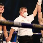 Laws was left devastated as Charlton stormed to a breakout victory Photo Credit: Mark Robinson/Matchroom Boxing