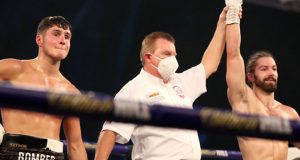 Laws was left devastated as Charlton stormed to a breakout victory Photo Credit: Mark Robinson/Matchroom Boxing