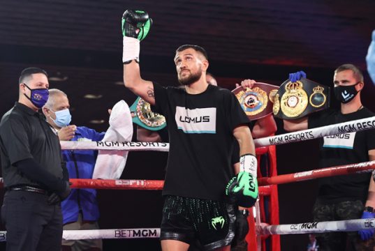 Vasiliy Lomachenko will look to bounce back after only a second career loss Photo Credit: Mikey Williams/Top Rank
