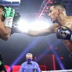 Lopez dominated the first half of the fight Photo Credit: Mikey Williams/Top Rank