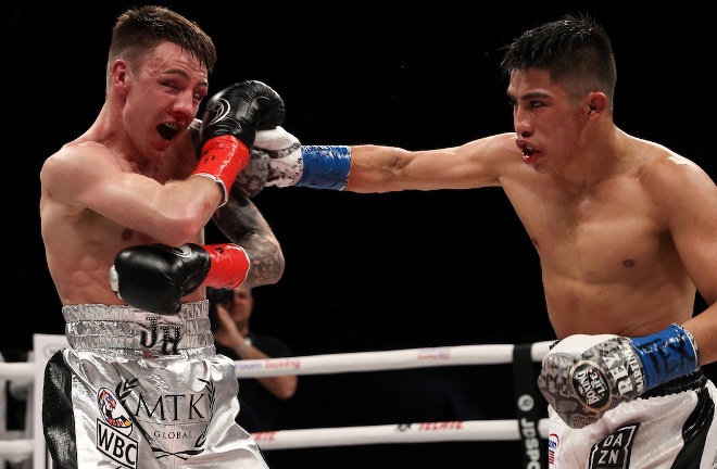 Martinez made a first defence of his crown with a points victory over Jay Harris in February Photo Credit: Ed Mulholland/Matchroom Boxing