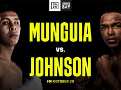 Undefeated Mexican superstar Jaime Munguia faces Tureano Johnson on Friday Photo Credit: DAZN