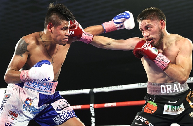 Villa rallied back to give Navarette a hard-fought victory Photo Credit: Mikey Williams / Top Rank